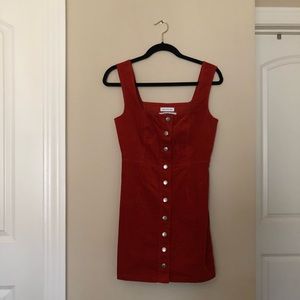 Urban Outfitters | Button Up Corduroy Dress